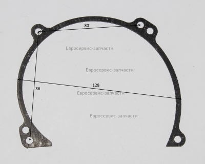 Прокладка под стартер ручной паронитовая кв.4отв. 60х60 9208-987112: Т1150 ЛОЖЬ См.0802.055300
