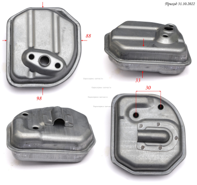 Глушитель , GX35 -EN-E027 , Т35-4Т