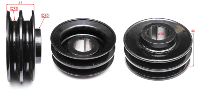 Шкив ведомый