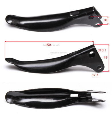 Рычаг сцепления, с вырезом, металл. КБ 700