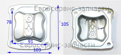 Крышка клапанная  20230083-0001 К6500L